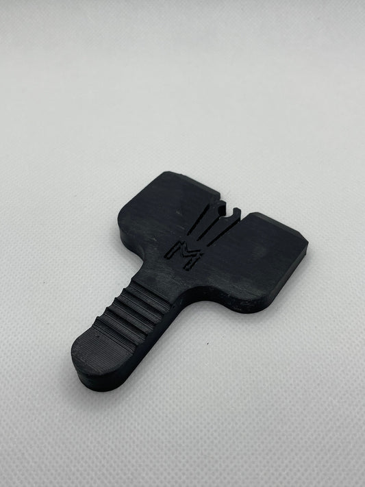 Brake pad holder to click in